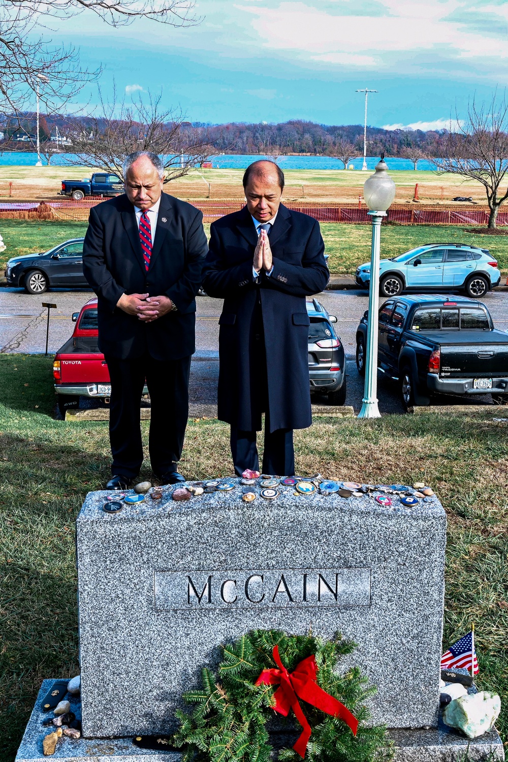 Secretary of the Navy Carlos Del Toro and Ambassador Extraordinary and Plenipotentiary of the Socialist Republic of Vietnam to the United States, his Excellency Ambassador Nguyen Quoc Dzung Tour United States Naval Academy (USNA)