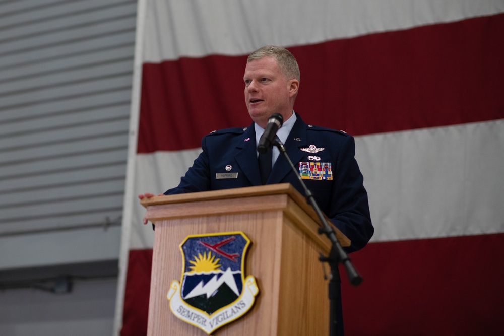 142nd Wing holds change of command ceremony