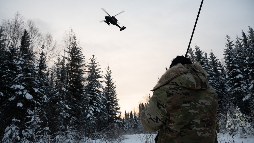 Service Members participate in Arctic Survival School on Eielson Air Force Base