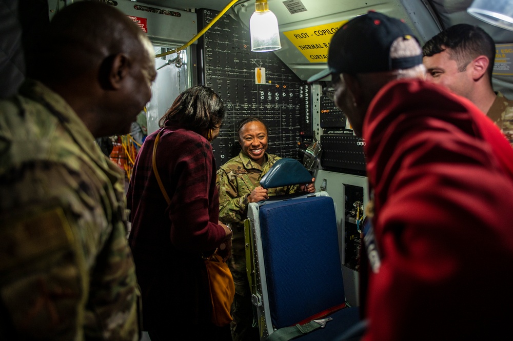 Tuskegee Airman returns to Lockbourne Air Force Base