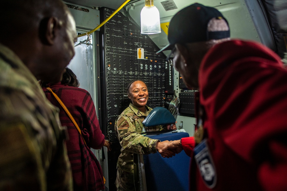 Tuskegee Airman returns to Lockbourne Air Force Base