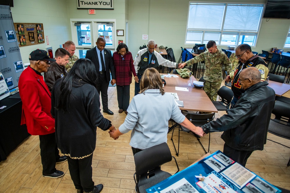 Tuskegee Airman returns to Lockbourne Air Force Base