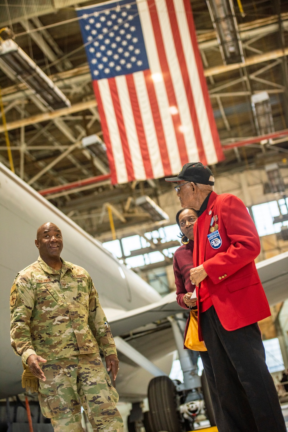 Tuskegee Airman returns to Lockbourne Air Force Base