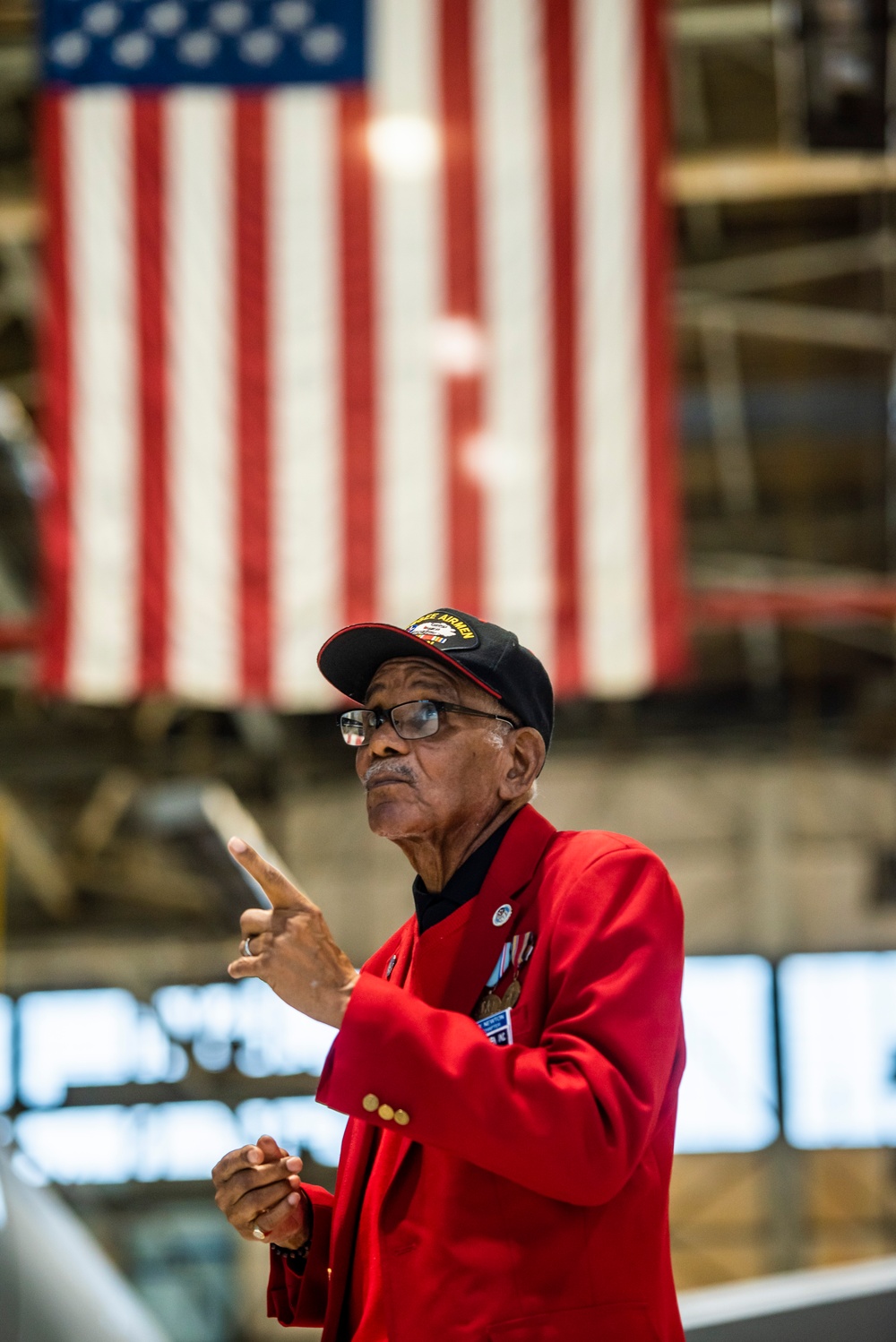 Tuskegee Airman returns to Lockbourne Air Force Base