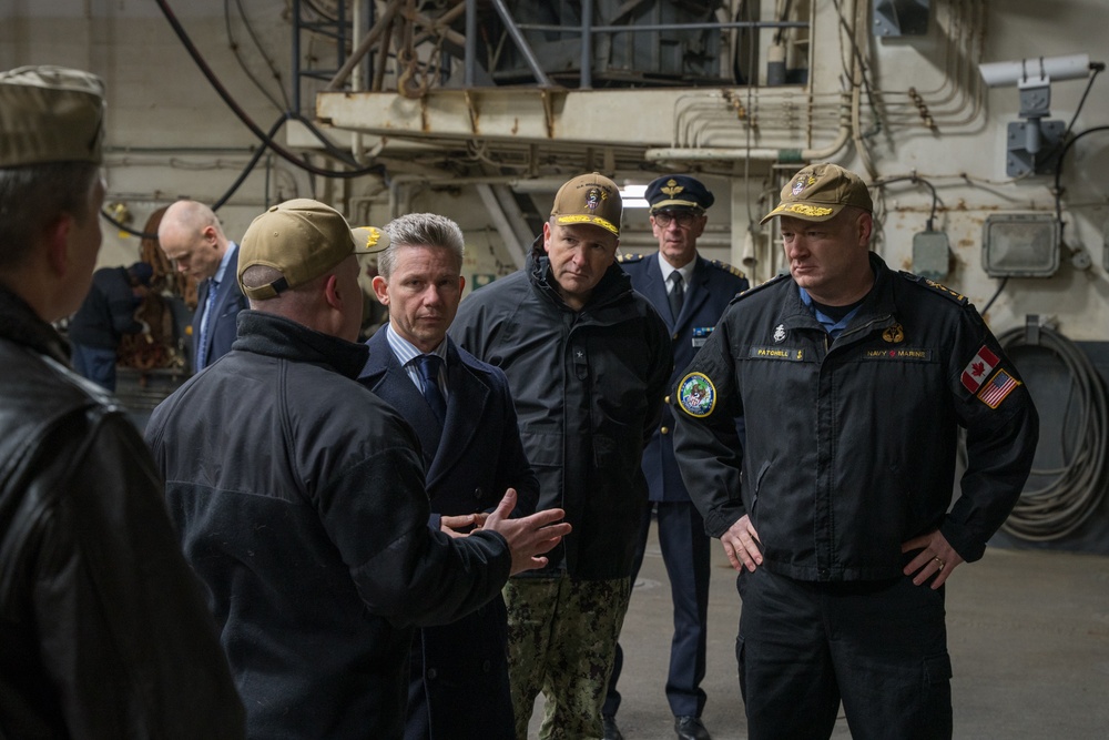 Sweden Minister of Defence Visits USS Iwo Jima