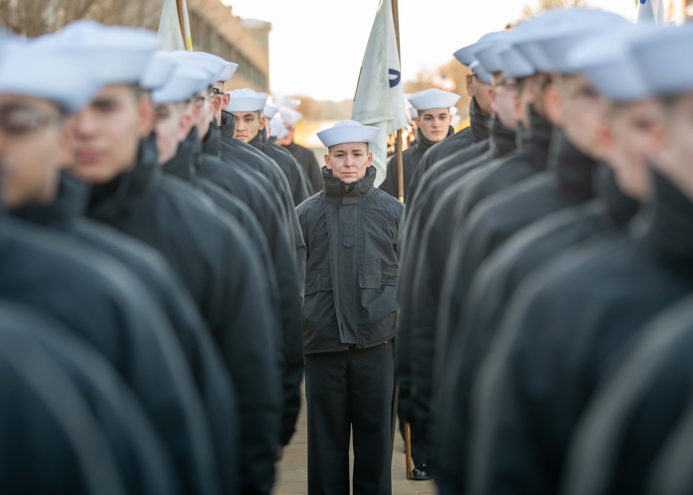 Recruit Training Command Pass in Review