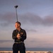 Abraham Lincoln Sailors golf on the flight deck
