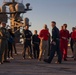Abraham Lincoln Sailors golf on the flight deck