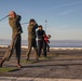 Abraham Lincoln Sailors golf on the flight deck