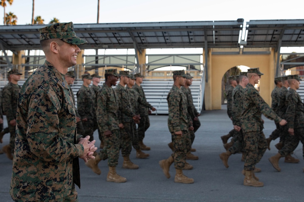 Sergeant Major of the Marine Corps visits MCRDSD