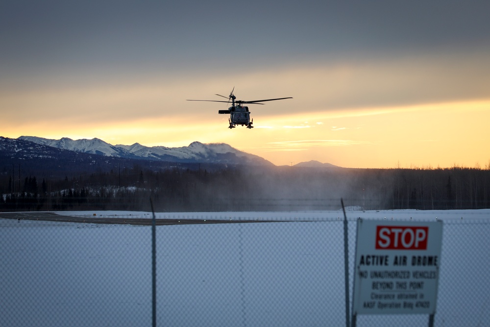 HH-60G Frozen in Flight