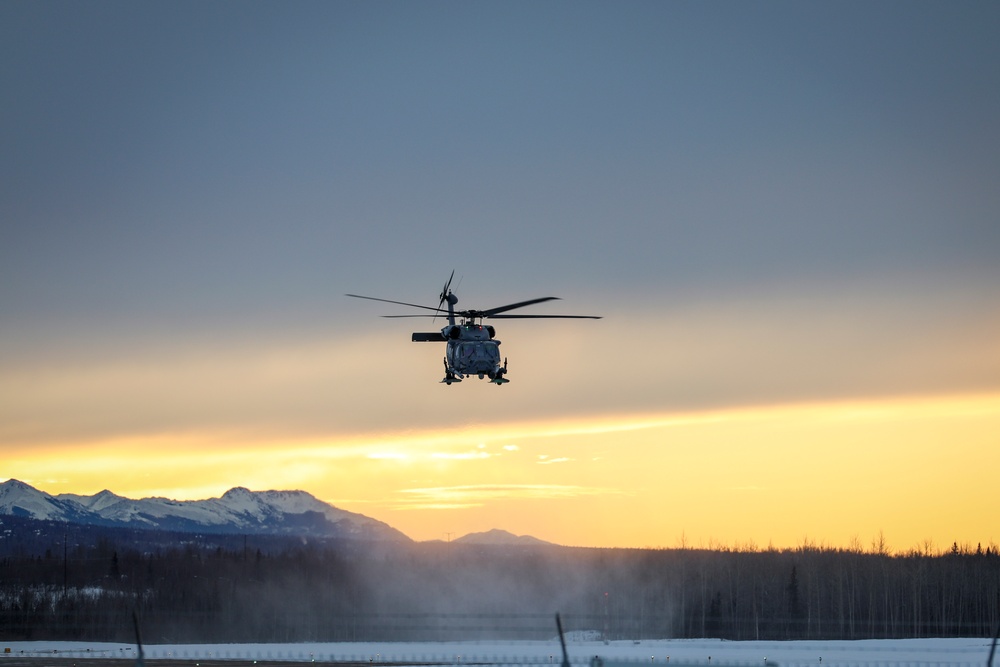 HH-60G Frozen in Flight