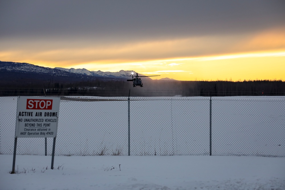 HH-60G Frozen in Flight