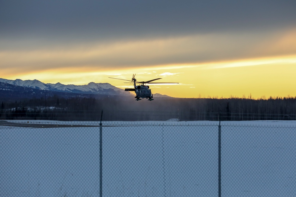 HH-60G Frozen in Flight