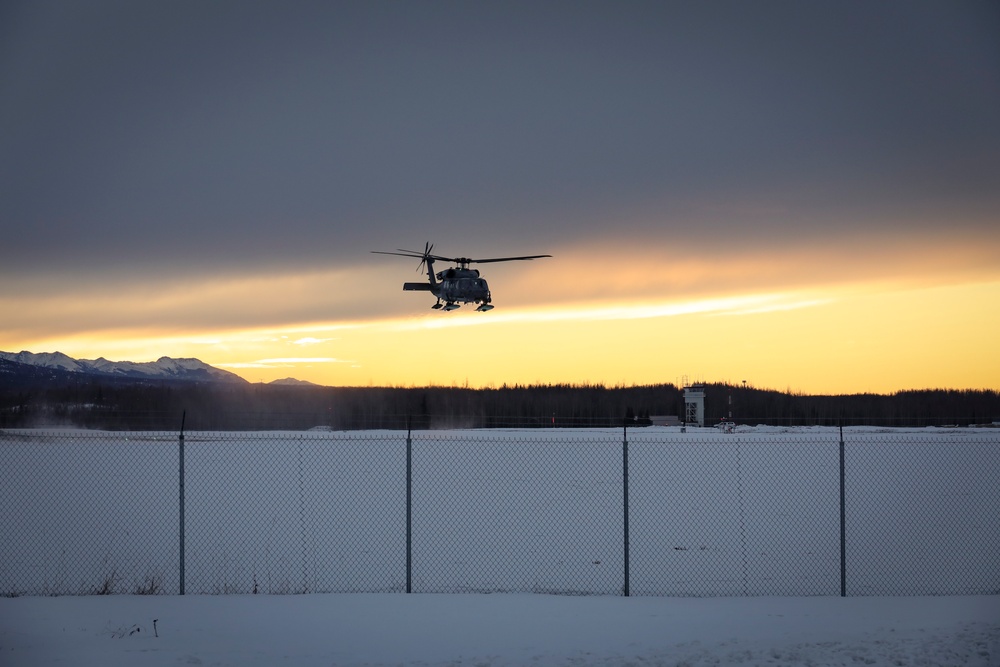 HH-60G Frozen in Flight