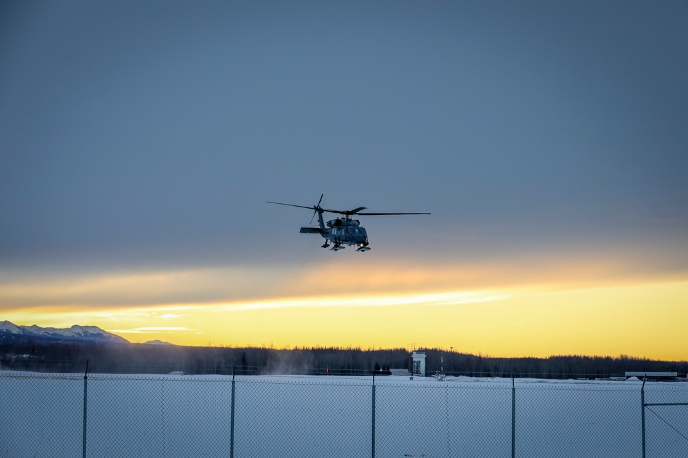 HH-60G Frozen in Flight