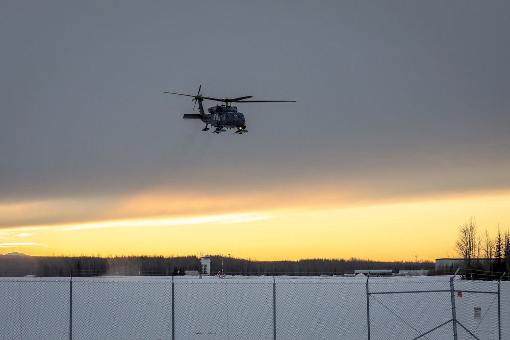 HH-60G Frozen in Flight