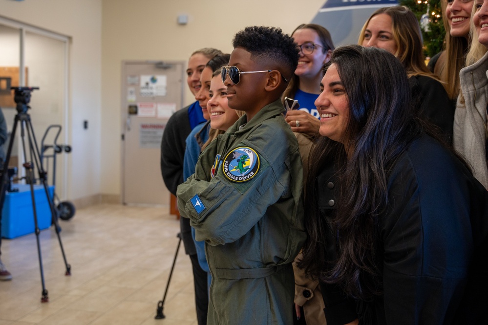 125th Fighter Wing fulfills wish to become fighter pilot for a day