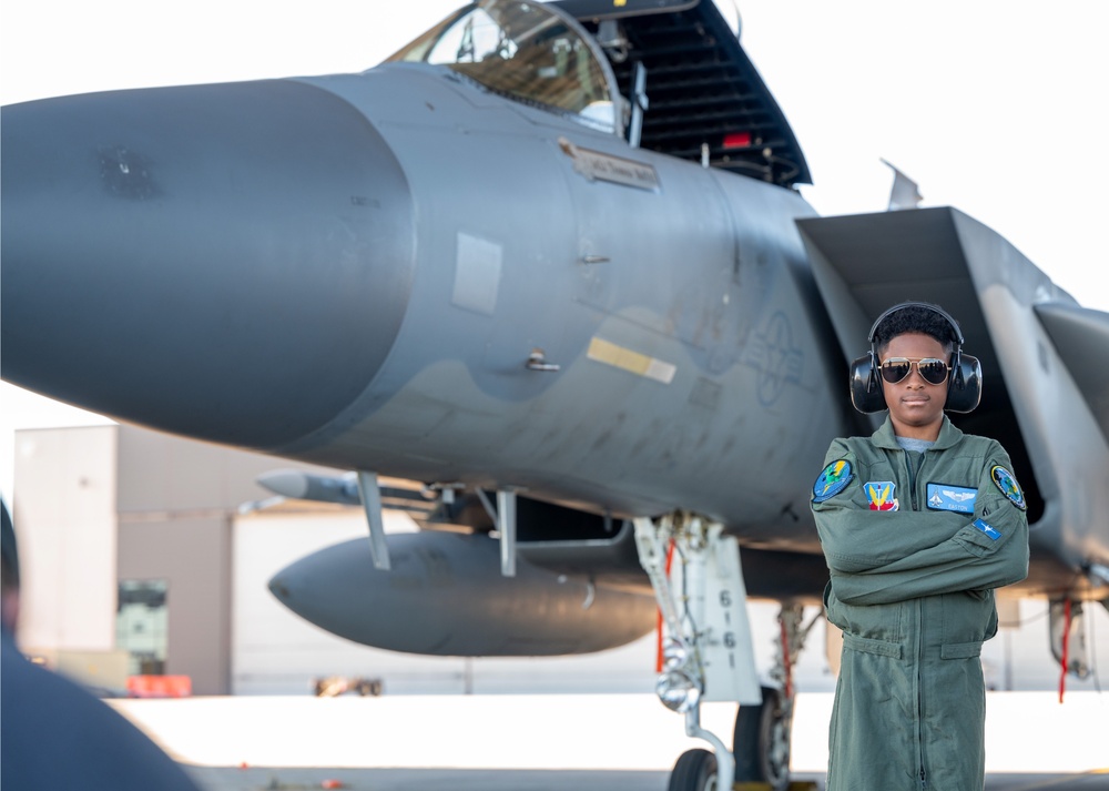 125th Fighter Wing fulfills wish to become fighter pilot for a day