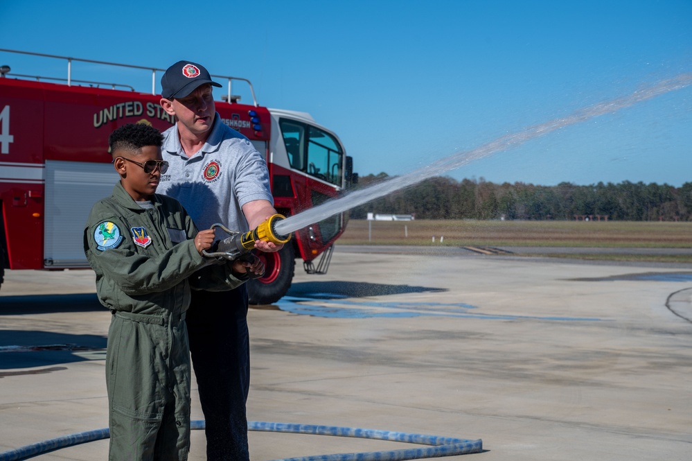 125th Fighter Wing fulfills wish to become fighter pilot for a day