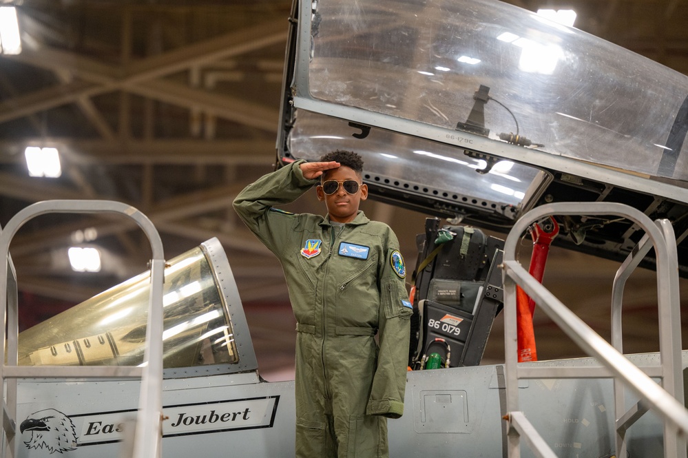 125th Fighter Wing fulfills wish to become fighter pilot for a day