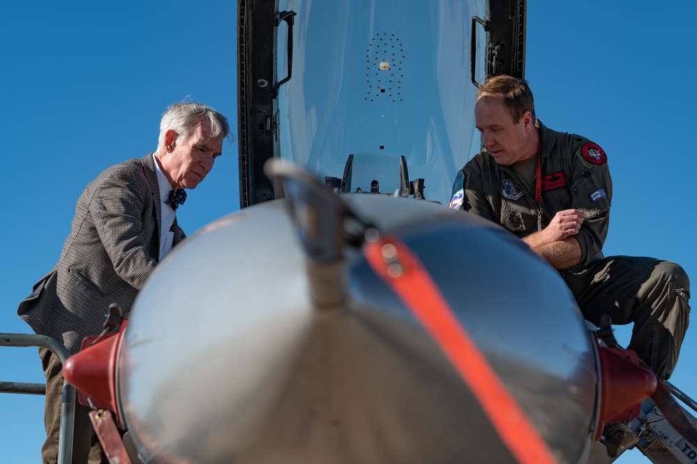 Bill Nye Visits Buckley Space Force Base