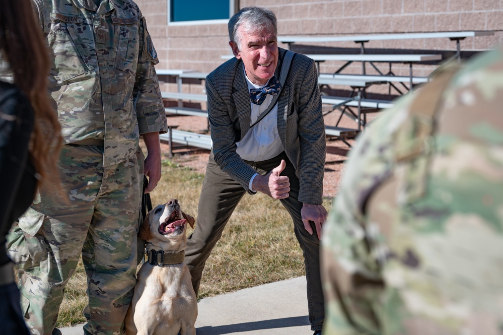 Bill Nye Visits Buckley Space Force Base