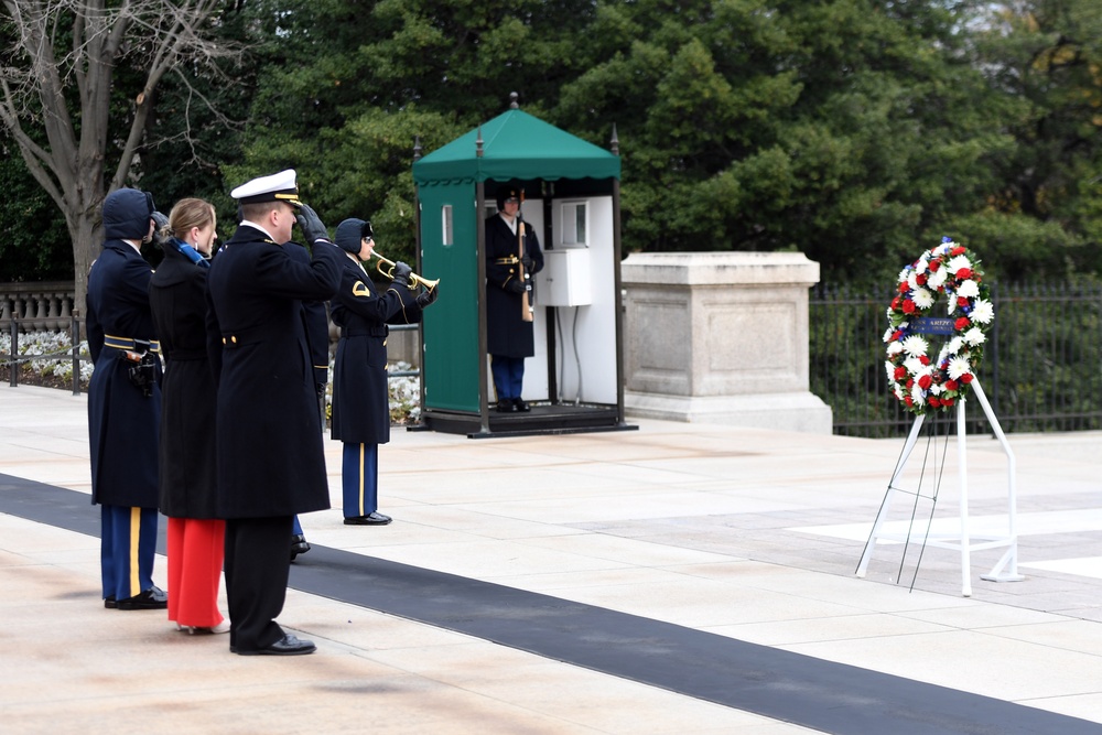 Future submarine USS Arizona honors WWII battleship USS Arizona at Pearl Harbor Day ceremony in D.C.