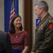 U.S. Army Special Operations Commanding General Lt. Gen. Jonathan Braga with Boston Mayor Michelle Wu at City Council Meeting