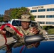 Fort Cavazos officials tie on red ribbon for safe driving
