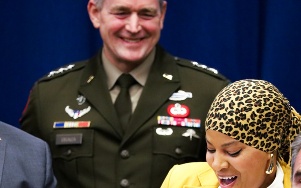 Boston City Councilor Addresses Boston City Council in honor of 'Army and Navy Day' Procilmation