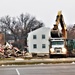 Continued building demolition in Fort McCoy’s 1600 block makes way for more transformation by construction