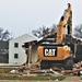 Continued building demolition in Fort McCoy’s 1600 block makes way for more transformation by construction