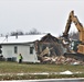 Continued building demolition in Fort McCoy’s 1600 block makes way for more transformation by construction