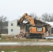 Continued building demolition in Fort McCoy’s 1600 block makes way for more transformation by construction