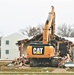 Continued building demolition in Fort McCoy’s 1600 block makes way for more transformation by construction