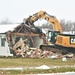Continued building demolition in Fort McCoy’s 1600 block makes way for more transformation by construction