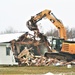 Continued building demolition in Fort McCoy’s 1600 block makes way for more transformation by construction