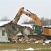 Continued building demolition in Fort McCoy’s 1600 block makes way for more transformation by construction