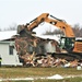 Continued building demolition in Fort McCoy’s 1600 block makes way for more transformation by construction