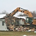 Continued building demolition in Fort McCoy’s 1600 block makes way for more transformation by construction