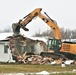 Continued building demolition in Fort McCoy’s 1600 block makes way for more transformation by construction