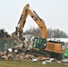 Continued building demolition in Fort McCoy’s 1600 block makes way for more transformation by construction
