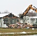 Continued building demolition in Fort McCoy’s 1600 block makes way for more transformation by construction