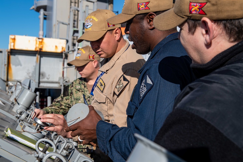 Truman is currently undergoing a planned incremental availability (PIA) at Norfolk Naval Shipyard