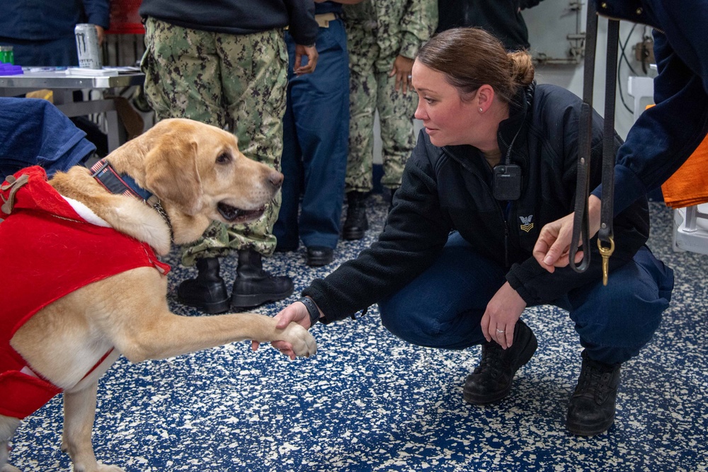 Truman is currently undergoing a planned incremental availability (PIA) at Norfolk Naval Shipyard