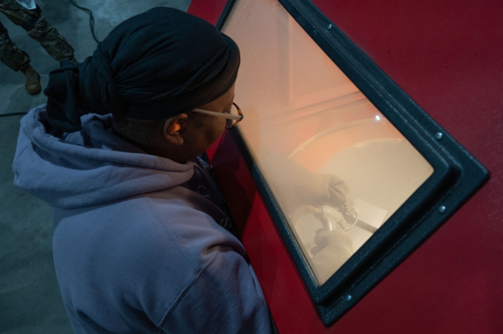 354th Maintenance Squadron hosts spouse's open house