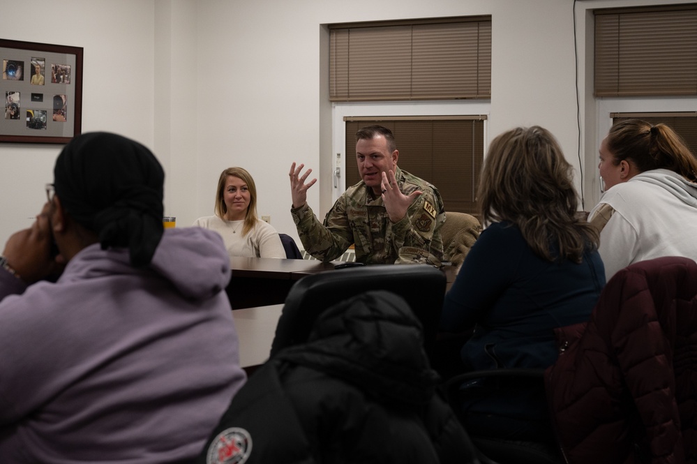 354th Maintenance Squadron hosts spouse's open house