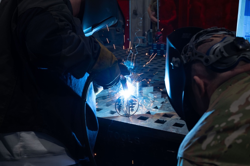 354th Maintenance Squadron hosts spouse's open house