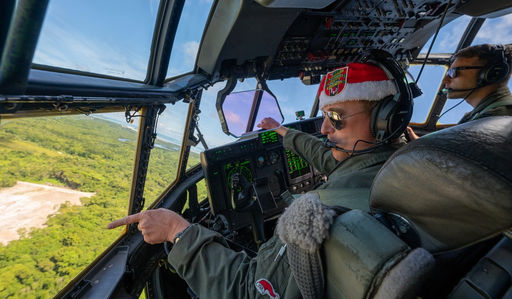 Santa 52: 36th EAS delivers humanitarian bundles to Angaur and Peleliu